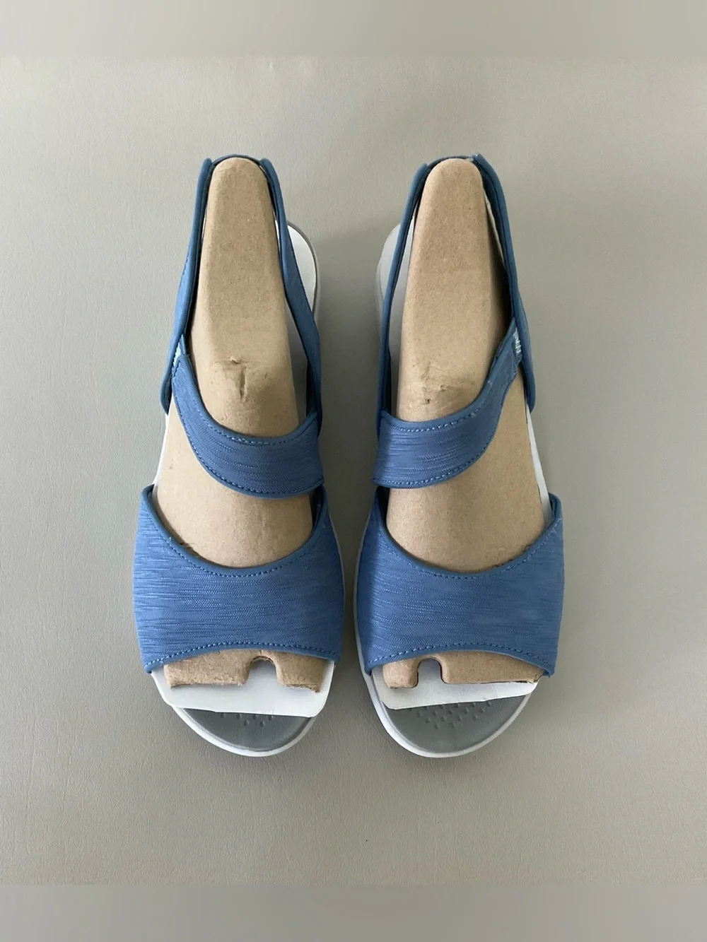 🤩NWBox!!! LifeStride, Blue & Grey Comfortable Sandals